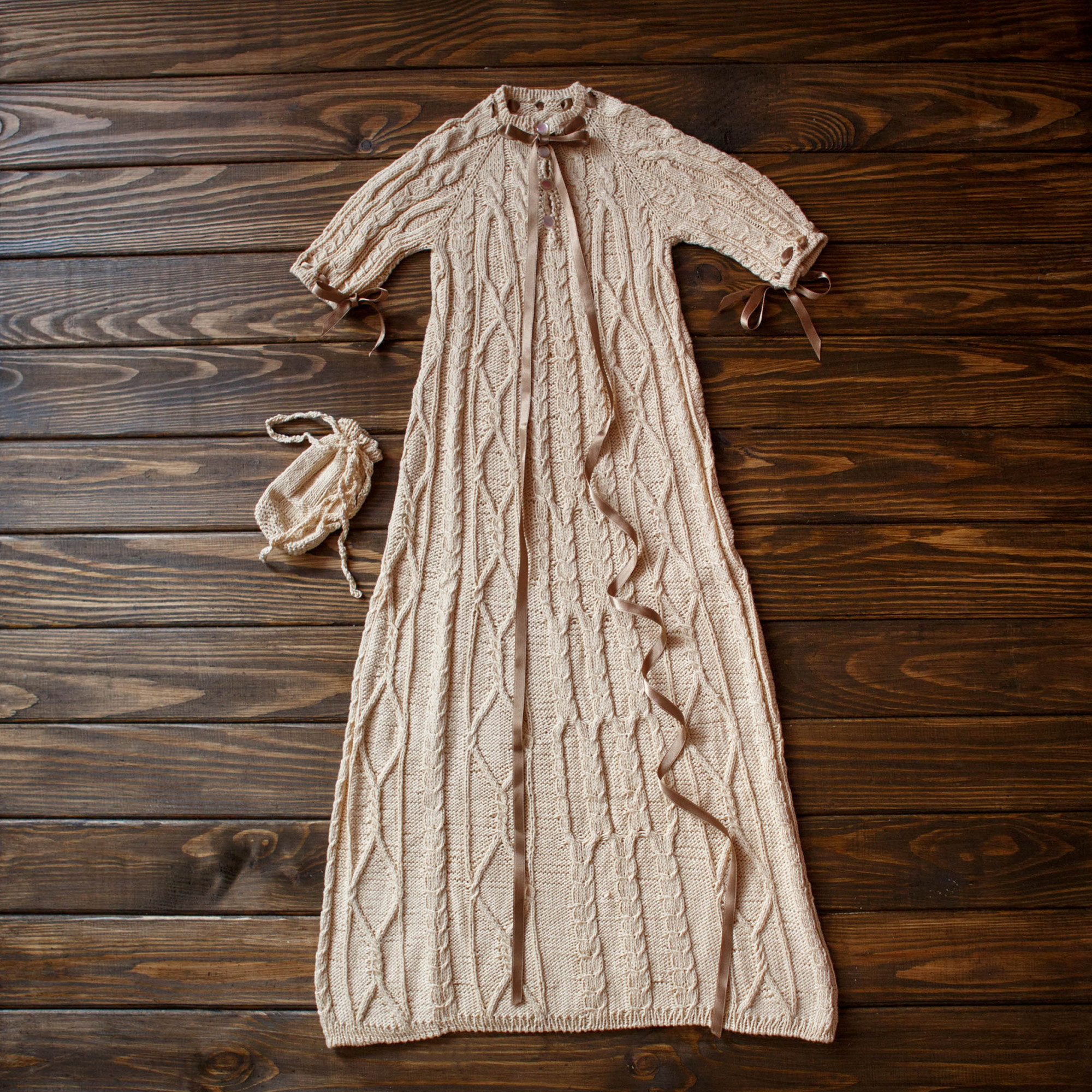 Vintage Boys` Robe Handmade Maxi Dress