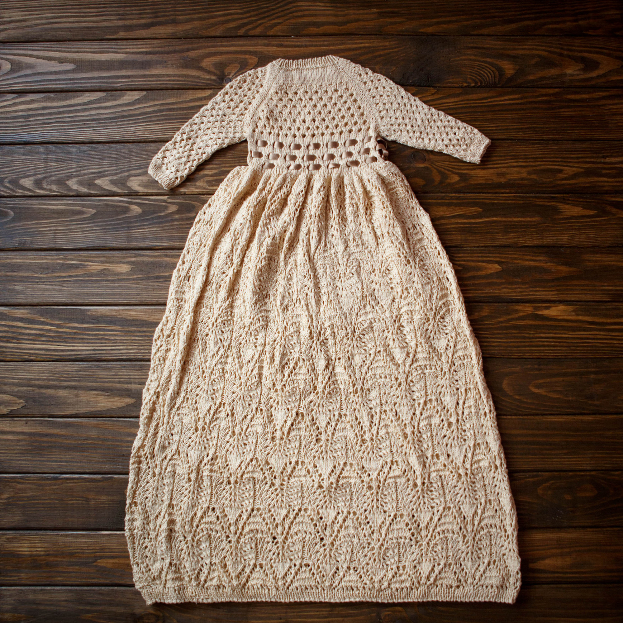 Baby Vintage Christening Gown Cobweb Heirloom Knitting Pattern 912  eBay