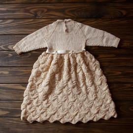 Boy Knit Clothes Blessing Outfit Vintage Knit Robe