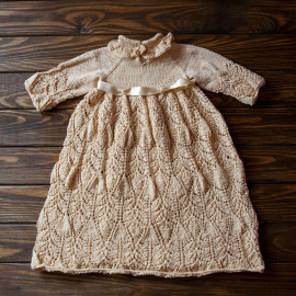 Celebration Dress 6-9 months 2.1'-2.43' 63-74 cm Knitted