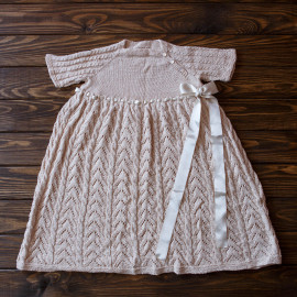 Knit Baby Girl Dress 3-6 months 57-68cm 1.87'-2.23' Blessing
