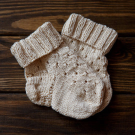 Knitted Traditional Baby Boy Christening Gown