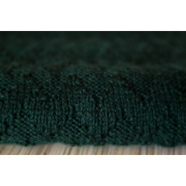 Knitted Infinity Scarf Green Winter Scarf