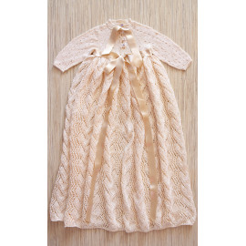 Seamless Baby Dress Loosely Knit Christening Dress 18 months of