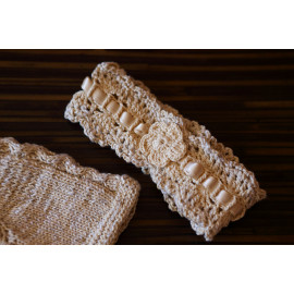 Baptism Box Vintage Knit Dress 3-6 months 57-67cm 1.87'-2.2'