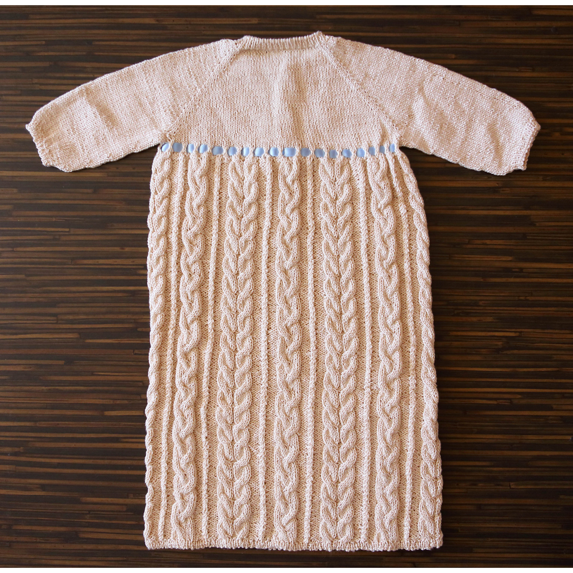 Vintage Knit Dress Cable Knit Dress Infant’s Dress