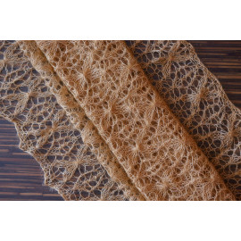 Knitted Lace Shawl, Knit Mohair Shawl