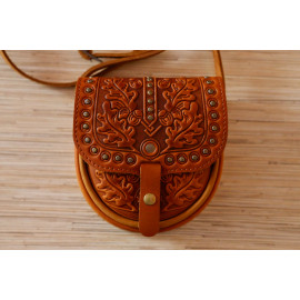 Shoulder Bag Authentic Leather Country Style