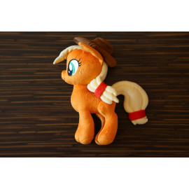 Hand-Sewn Plush Stuffed Toy Applejack Pony
