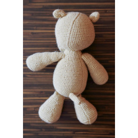 Main Squeeze Hippo Single Tone Hand Stitched Hippo