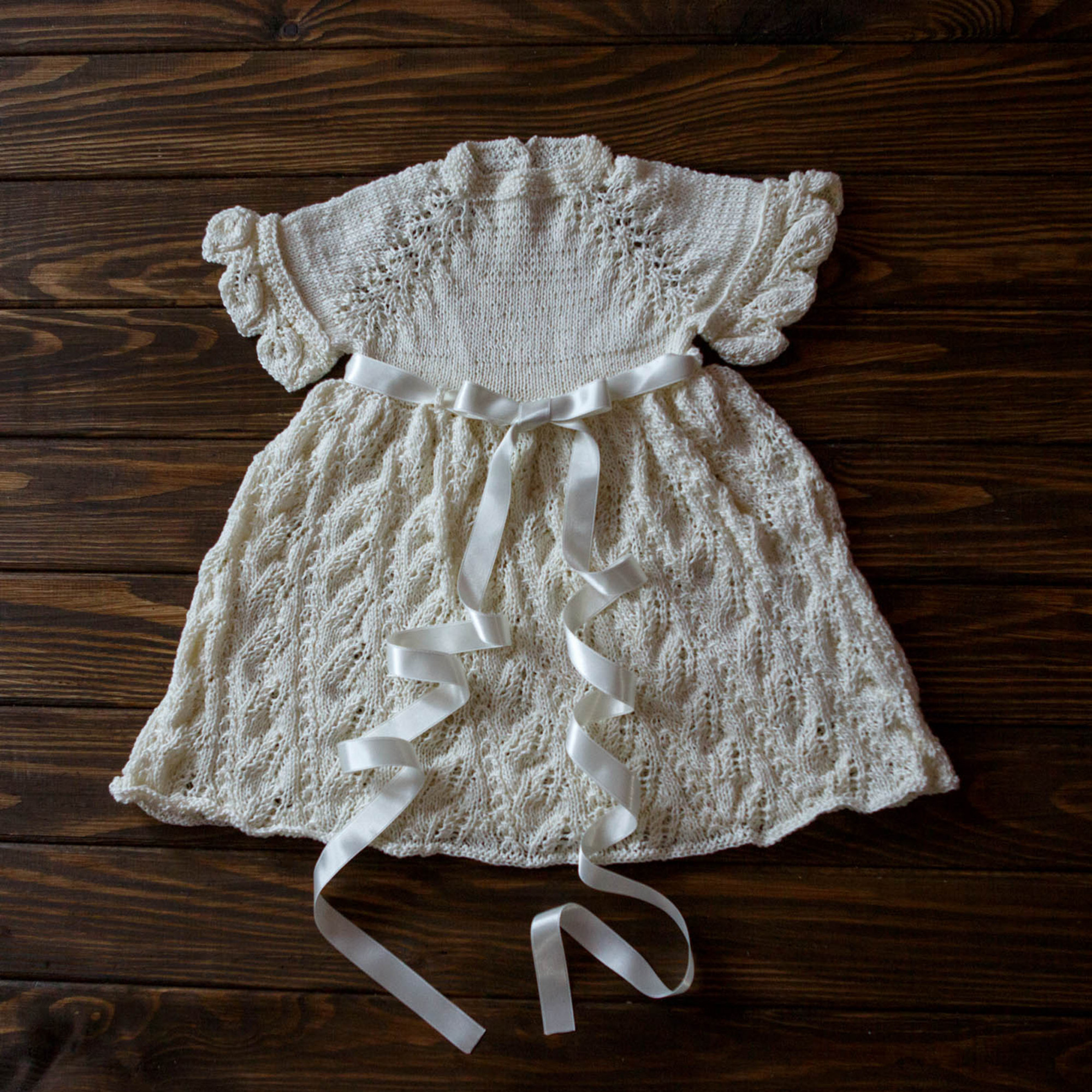 Summer Dress Blessing Outfit Cream
