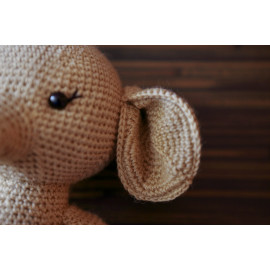 Stuff Animal Ready Elephant Crocheted Main Squeeze Elephant