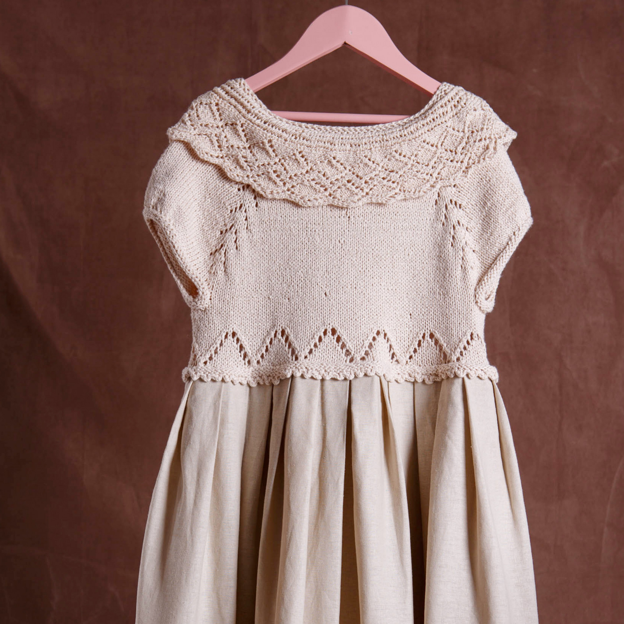 Authentic Clothes Historical Dress Linen Knit