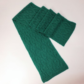 Hand Knitted Fall Women’s Clothes Emerald Scarf