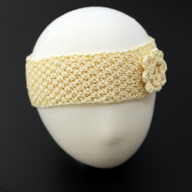 Knitted Girl Headband Rustic Headbands Lace