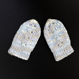 Knitted Baby Вoots Scratch Mittens Coming Home Outfit Set 0-3
