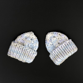 Knitted Baby Вoots Scratch Mittens Coming Home Outfit Set 0-3