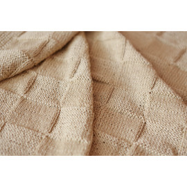 Newborn Handmade Geometric Pattern Pram Blanket