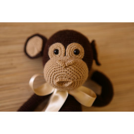 Monkey See, Cuddly Toy Kids Hand Crocheted Toy