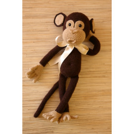 Monkey See, Cuddly Toy Kids Hand Crocheted Toy