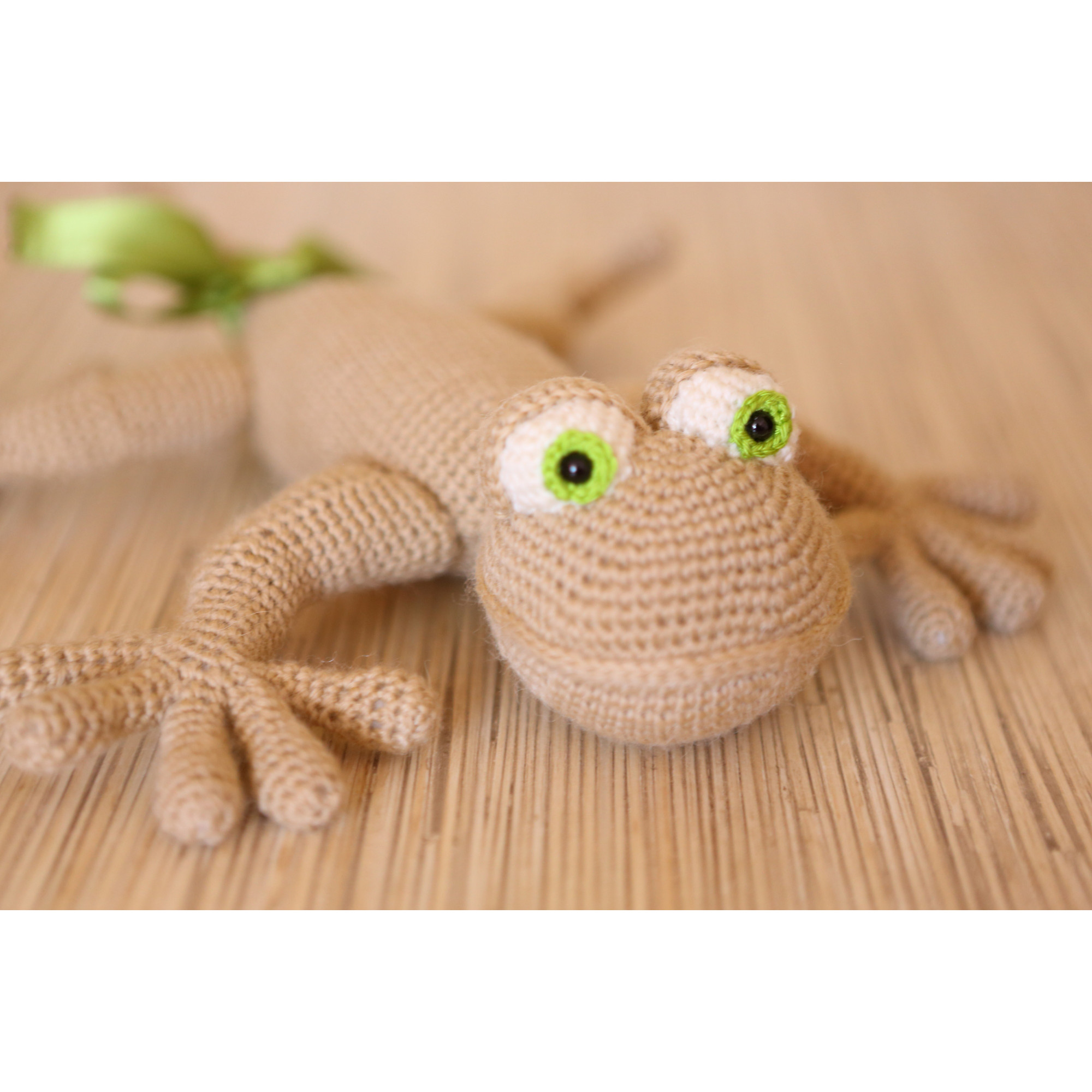 Handmade Soft Lizard Little Stuffed Reptile Tone Beige