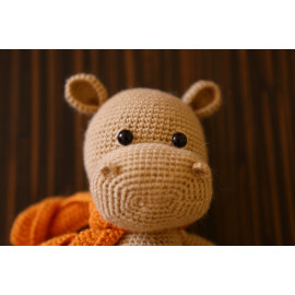 Stuff Animal Ready Family Album Hippo Crocheted