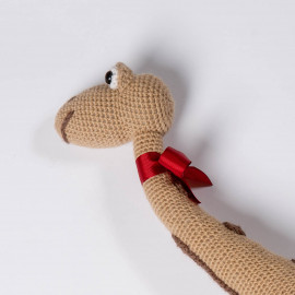Friendly Dino hand knitted soft toy for kids