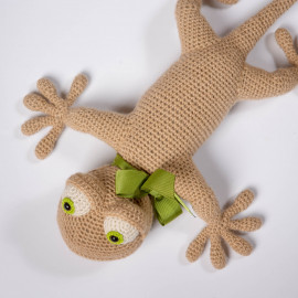 Crocheted Lizard Soft Toy Gift for Baby