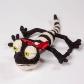 Gift Lizard Striped funny reptile for kids