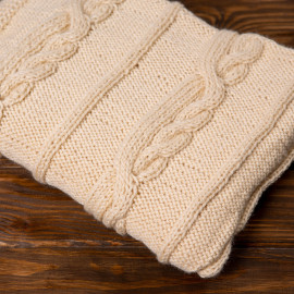 Blanket for newborns incredibly delicate with classic braids