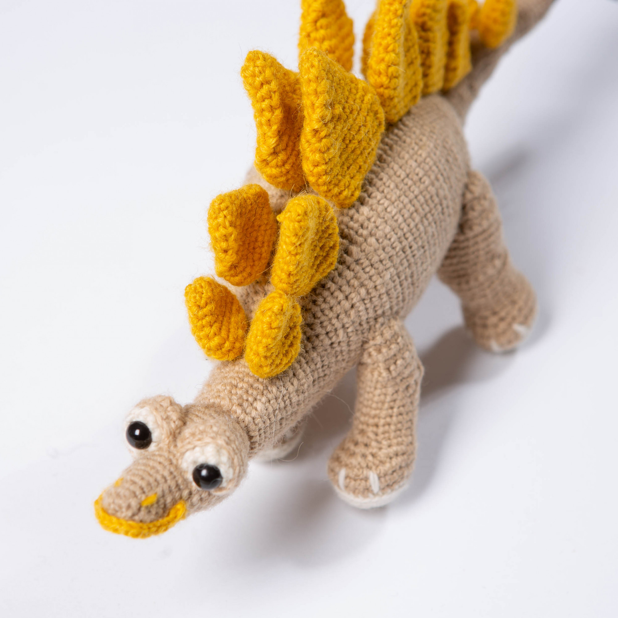 Dino for a child Crochet soft toy Explore the world playing