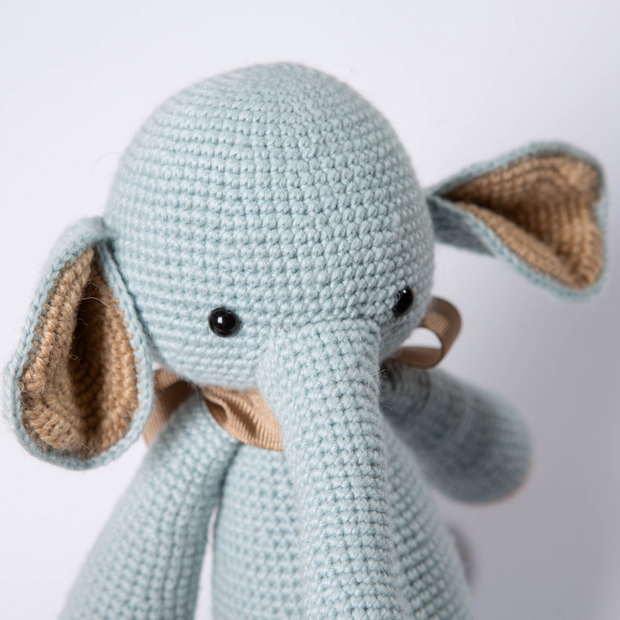 new baby gift soft toy gift, Handmade Crochet Alpaca Elephant 