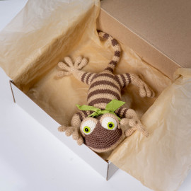 Toy - Lizard for the kid. A wonderful gift. Crochet lizard