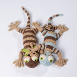 Lizard for the kid. Best gift. Crochet lizard