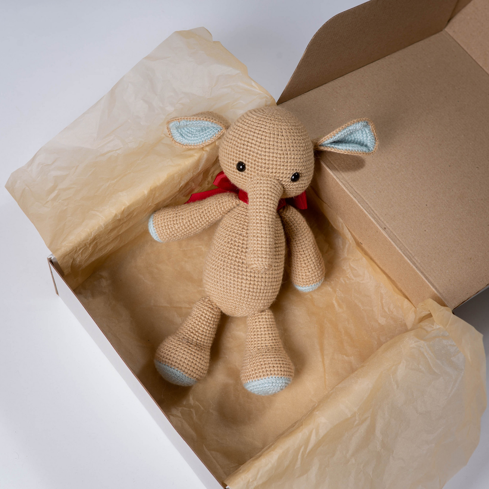 Elephant for the kid. Crochet soft toy Elephant