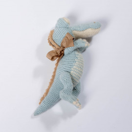 Crocodile toy. Crochet crocodile for baby