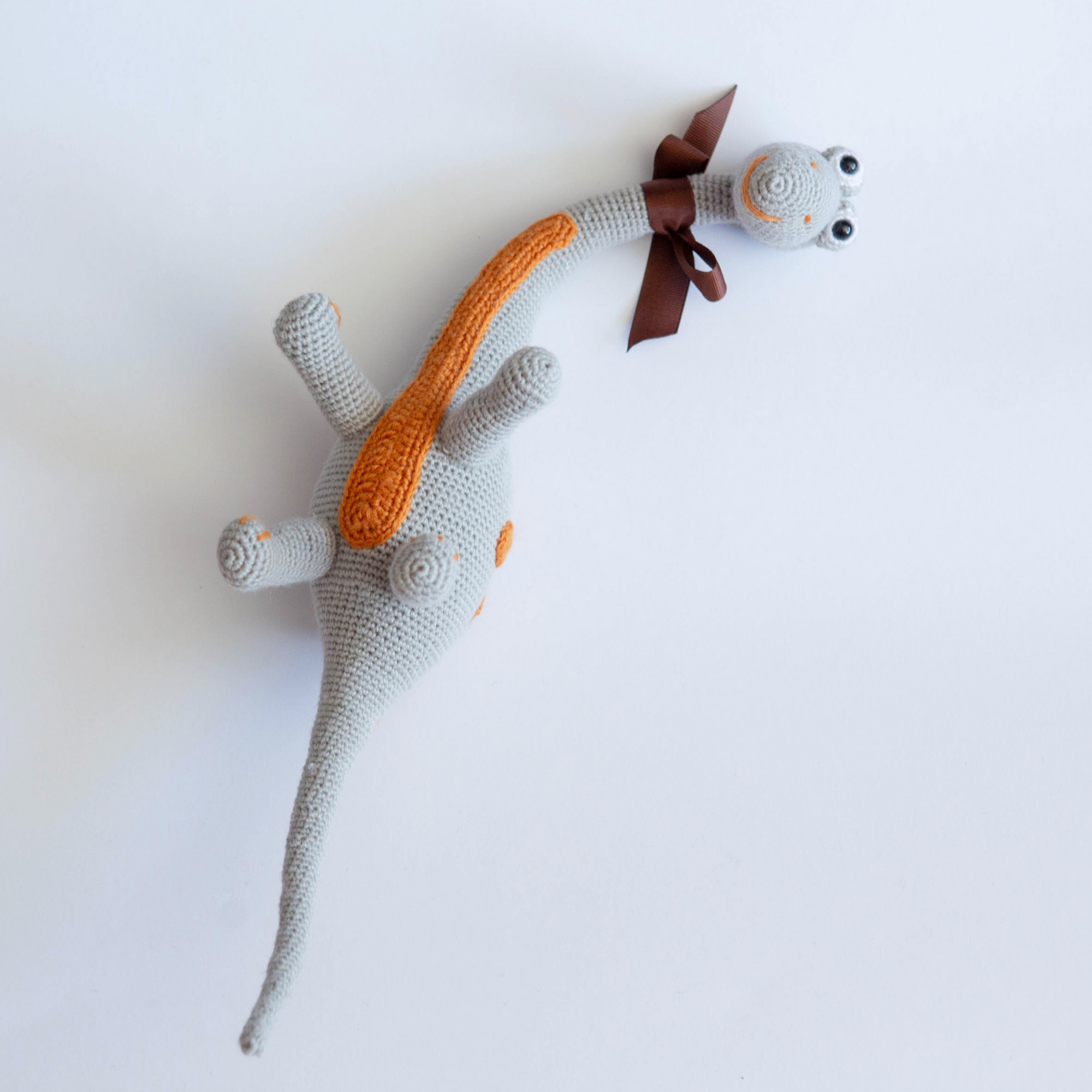 Dinosaur for a child. Dinosaur crochet. Diplodocus soft toy