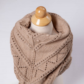 Shawl-scarf for the girl. Beautiful accessory for little fashionistas