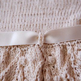 Vintage Knit Baby Girl Dress Size 3-6 Months 57-67 cm